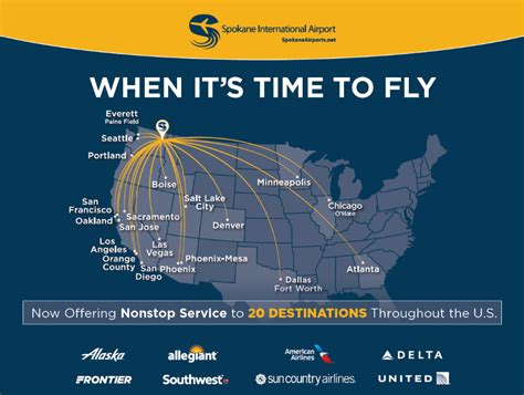 cheap flights from spokane|nonstop flights to spokane.